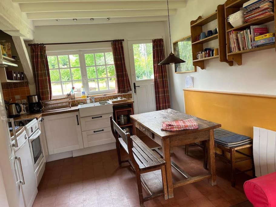 Le Colombage, Jolie Longere Pres De Giverny Eure Hardencourt-Cocherel 外观 照片
